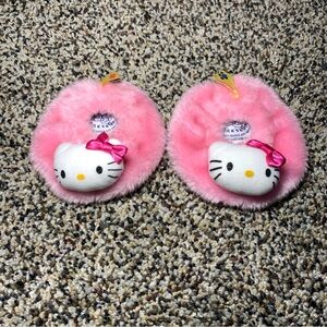 Build-A-Bear Workshop Pink Hello Kitty Fuzzy Slippers